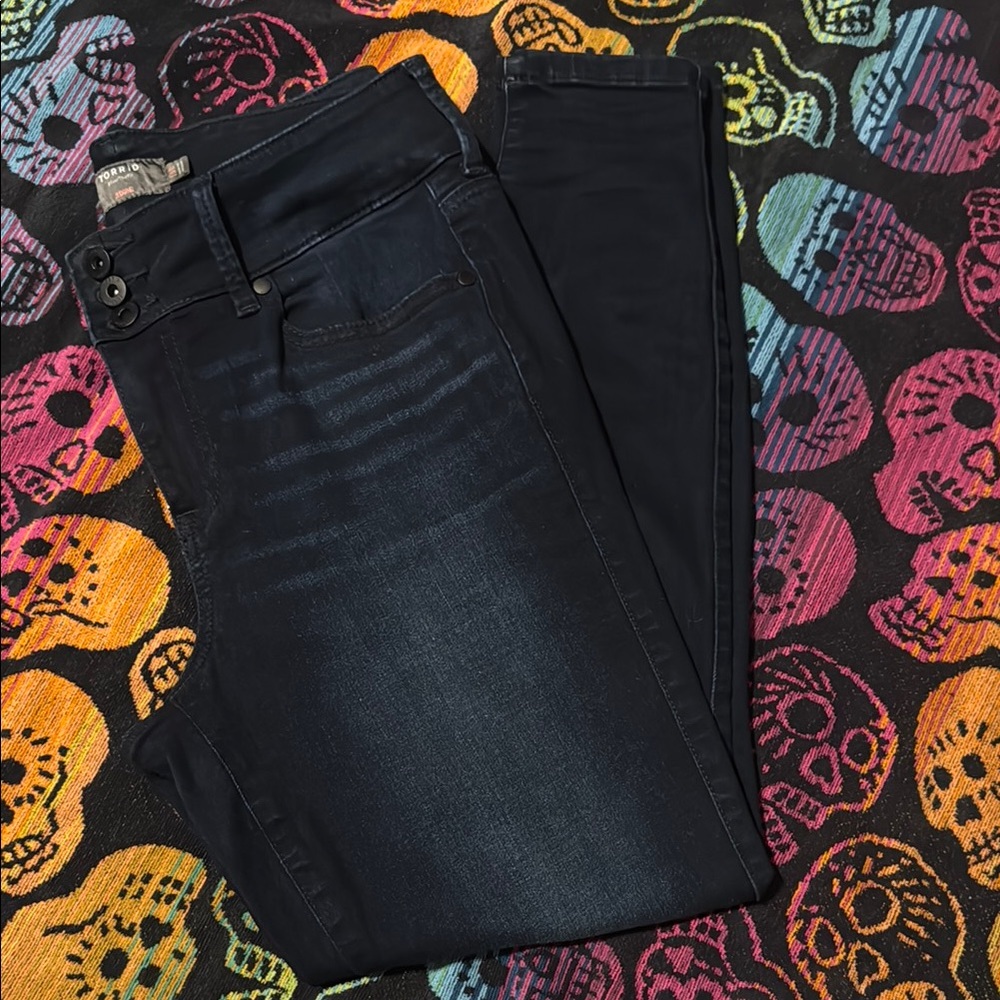 Torrid Blue Skinny Jeggings